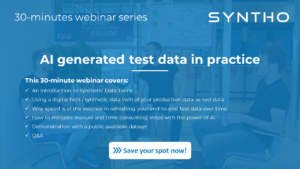 Synthetic test data webinar