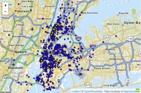 Hustler drop off coordinates