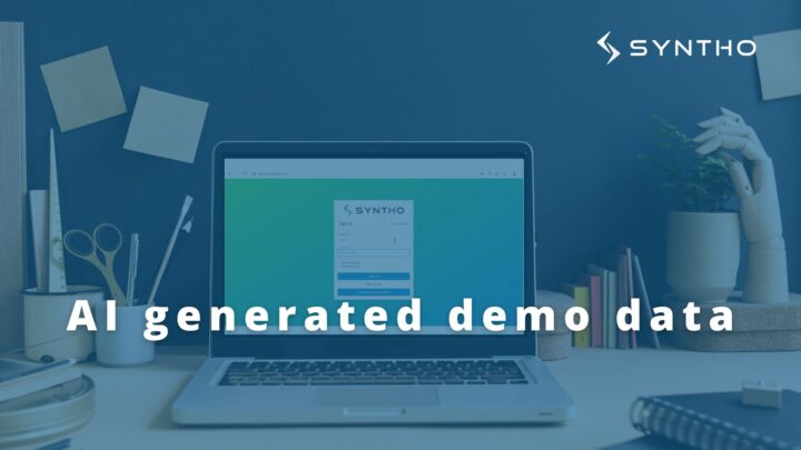 syntho software for ai generated data