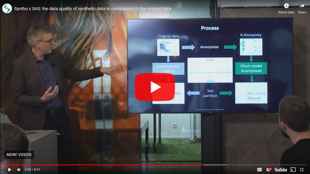 Miniatúra videa v kvalite syntetických údajov