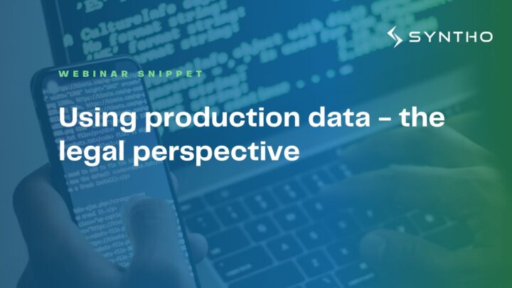 Using production data