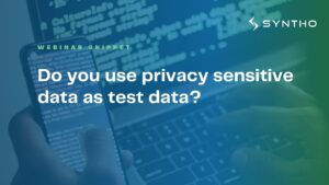 Privacy sensitive data as test data