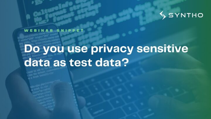 Privacy sensitive data as test data