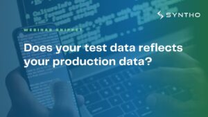 Test data reflecting production data