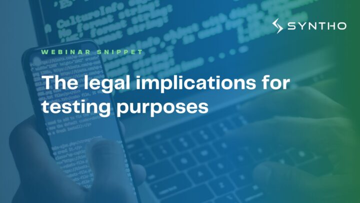 the legal implications for testing purposes