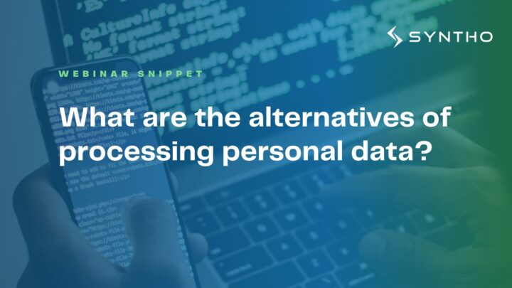 quelles sont les alternatives de traitement des données personnelles