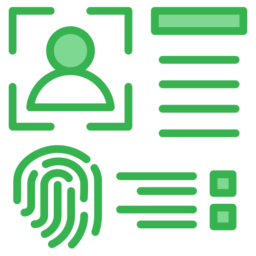 Personal data icon