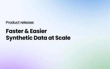 Faster & Easier Synthetic Data at Scale: The New Syntho Platform
